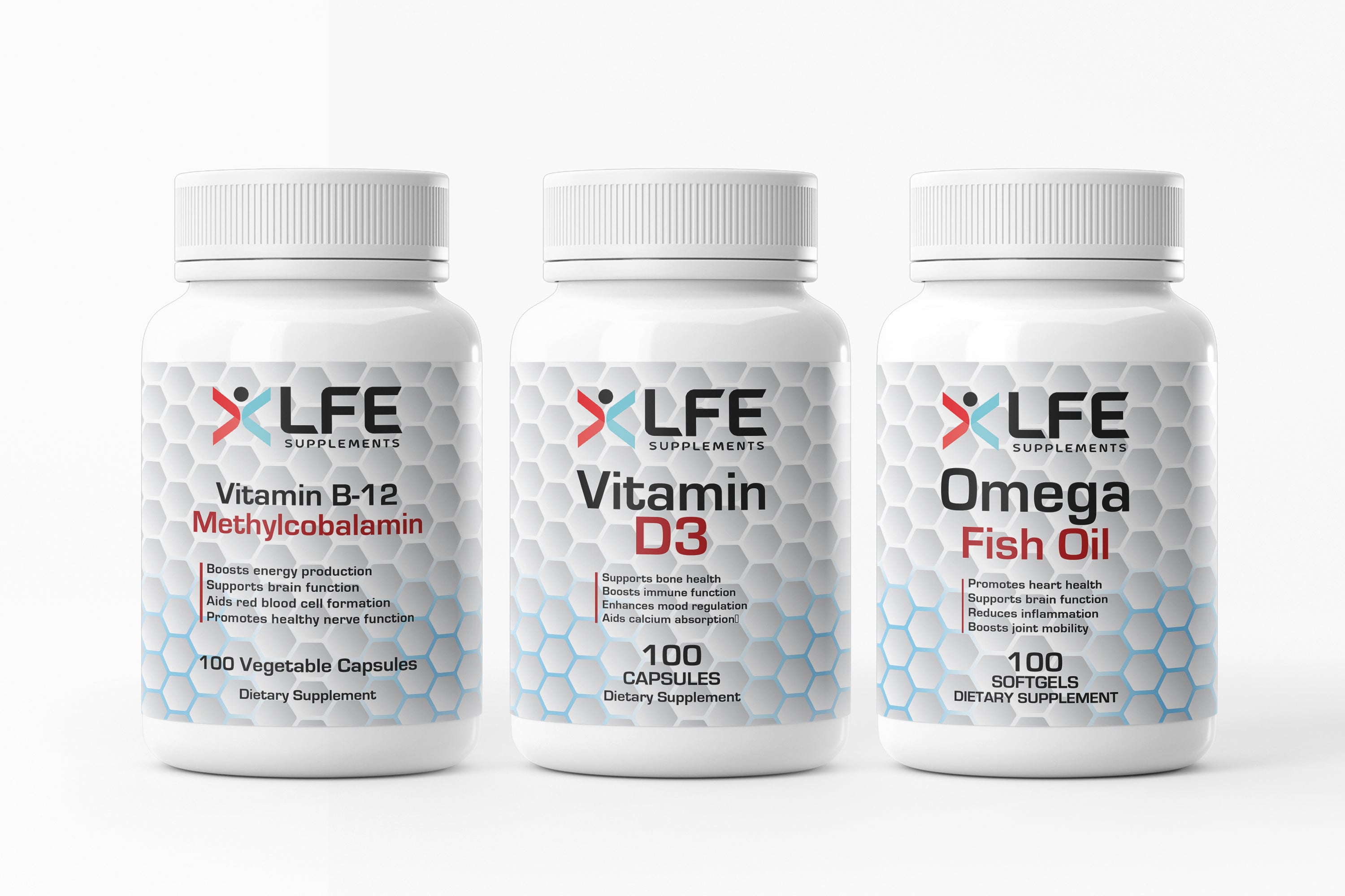 Boosting Longevity and Wellness with LFE Supplements' Essential Vitality Pack